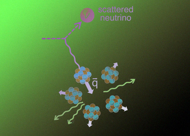 Neutrino-Streuungsdiagramm