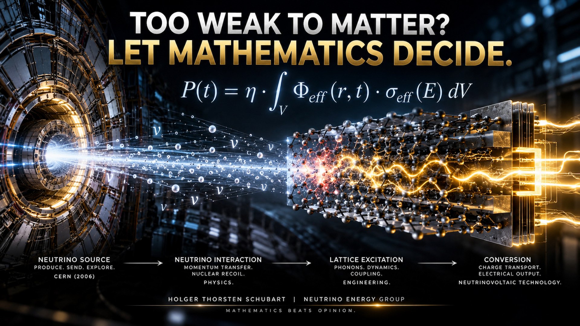 CERN WAS RIGHT ABOUT THE NEUTRINO. PERHAPS WE WERE WRONG ABOUT WHAT TO DO WITH IT.