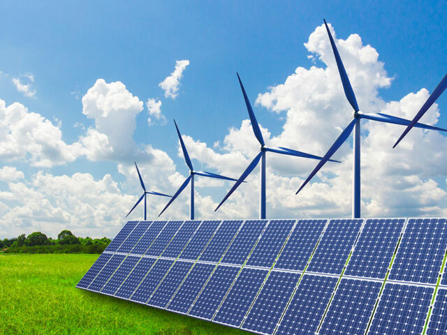 Solar energy and wind power in the vast grassland, new energy to solve future energy shortages