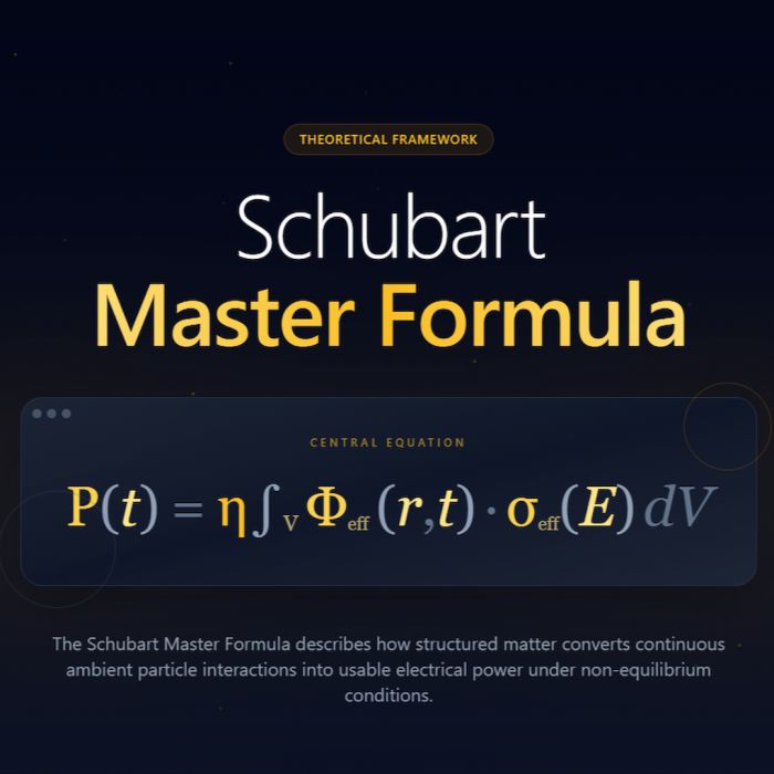 Equations Before Claims: Reading Energy Through the Schubart Master Formula