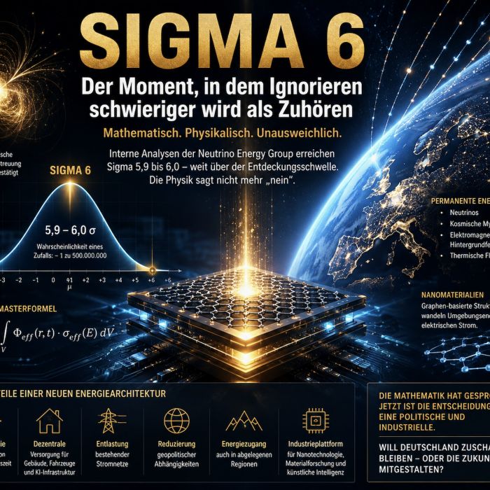 “Sigma 6”: Kein Zufall, sondern Vision mit Sprengkraft