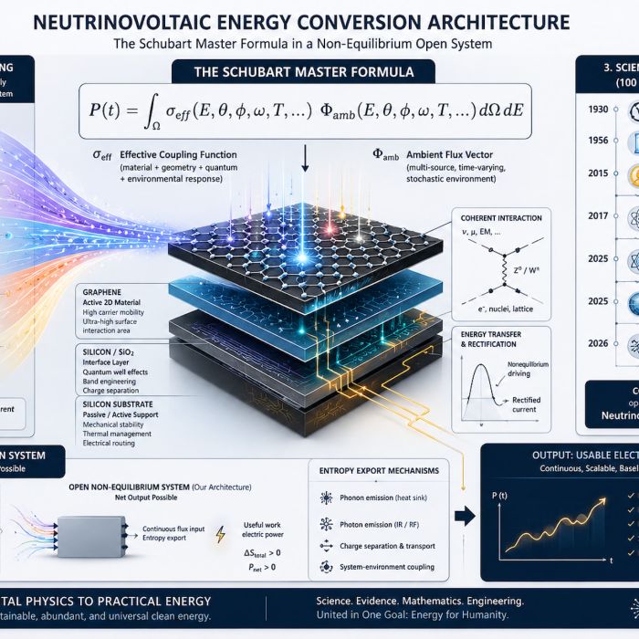 Die Schubart-Masterformel als Integrationsrahmen experimentell bestätigter Energiekonversionsmechanismen