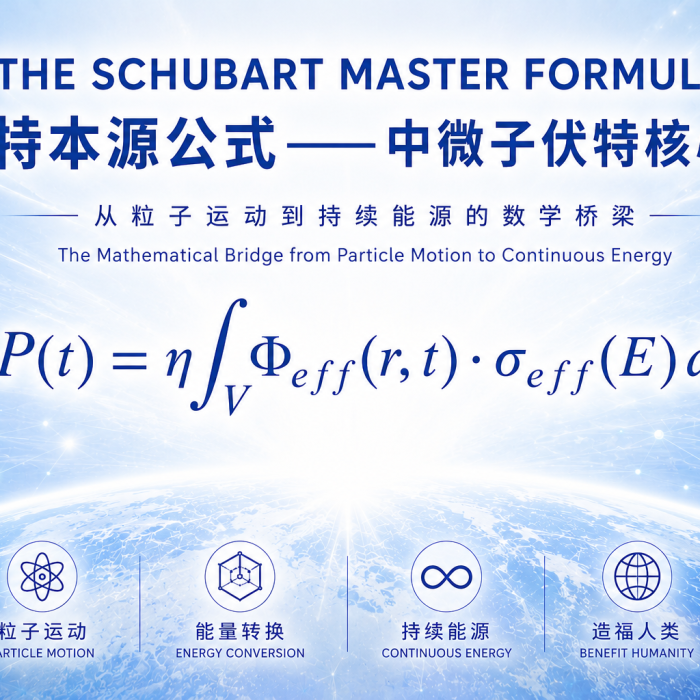 不可见能量的公式–中微子伏特技术的科学共识与系统突破